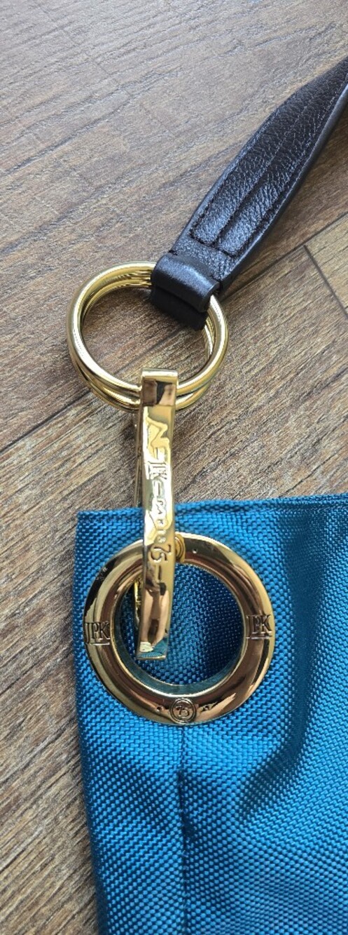JPK Paris 75 Teal Nylon Buckett Bag - Picture 4 of 7